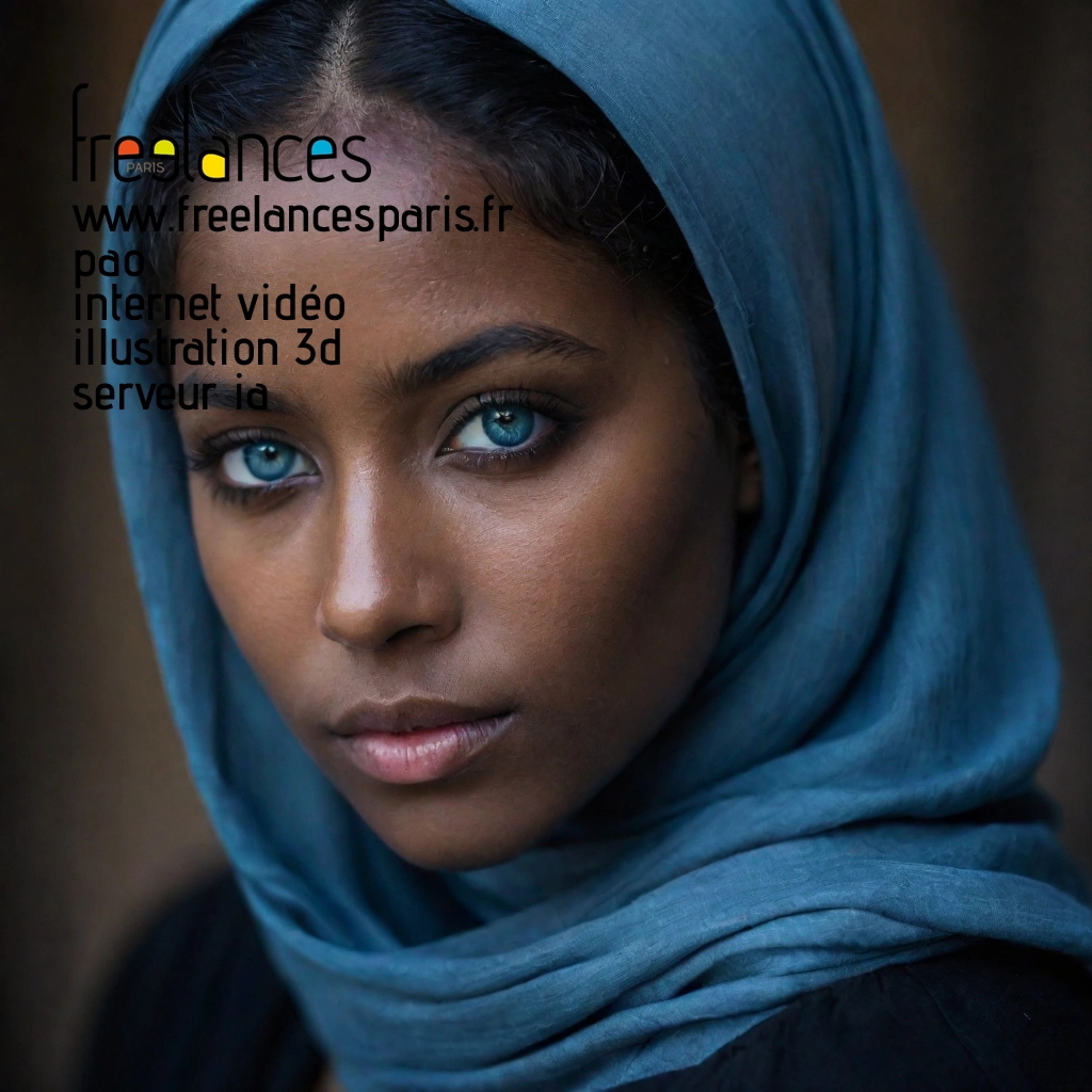 Pao mise en page internet vidéo illustration 3d serveur IA générative AI freelance paris studio de création magazines 732fs4l0